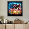 Diamond Painting -DIY Round Drill Independence Day Flag(40x40cm)