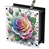 (US Local)Rose DIY Money Storage Box Diamond Painting Art Piggy Bank for Beginners