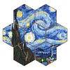 7pcs Cup Coasters Creative DIY Anti Slip Coasters Honeycomb Shape