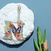 DIY Diamond Painting Butterfly Flower Lettter Keychain Kit