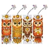 DIY 4Pcs Animal-Diamond Painting Bookmark