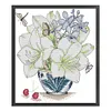 Magnolia-14CT Stamped Cross Stitch 31*34cm/12.2*13.39in
