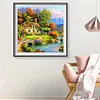 Diamond Painting-DIY Full Round Drill Relaxing Village