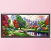 Landscape-11CT Stamped Cross Stitch Kit(66*131cm)