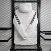 2024/2025 Manchester United White Soccer Long Cotton jacket 1:1 Thai Quality