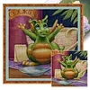 (US Local)Dragon-14CT Stamped Cross Stitch Kit(50x50cm)