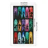 (Stamped/Counted) Princess - 18CT Cross Stitch 25*40cm/9.84*15.75in~Silhouette cross stitch