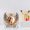 Angel Wing Acrylic Diamond Painting Mirror Kit for Bedroom Dressing Table