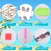7pcs Double Side Diamond Painting Special-shaped Drill Unicorn Keychain Kits