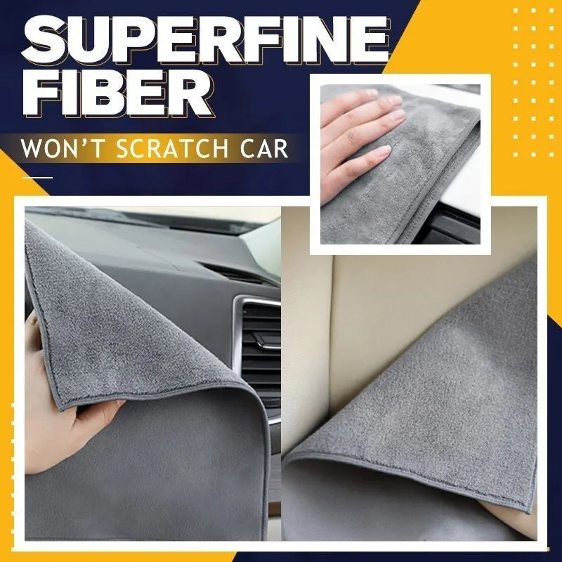 Car logo Suede Double-sided Absorbent Car Drying Towel