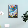 Diamond Painting-DIY Full Round Drill Balloon Rabbit(60*40 CM)