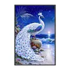 (Big Size) White Peacock - 11CT Stamped Cross Stitch 40*65cm/15.75*25.59in