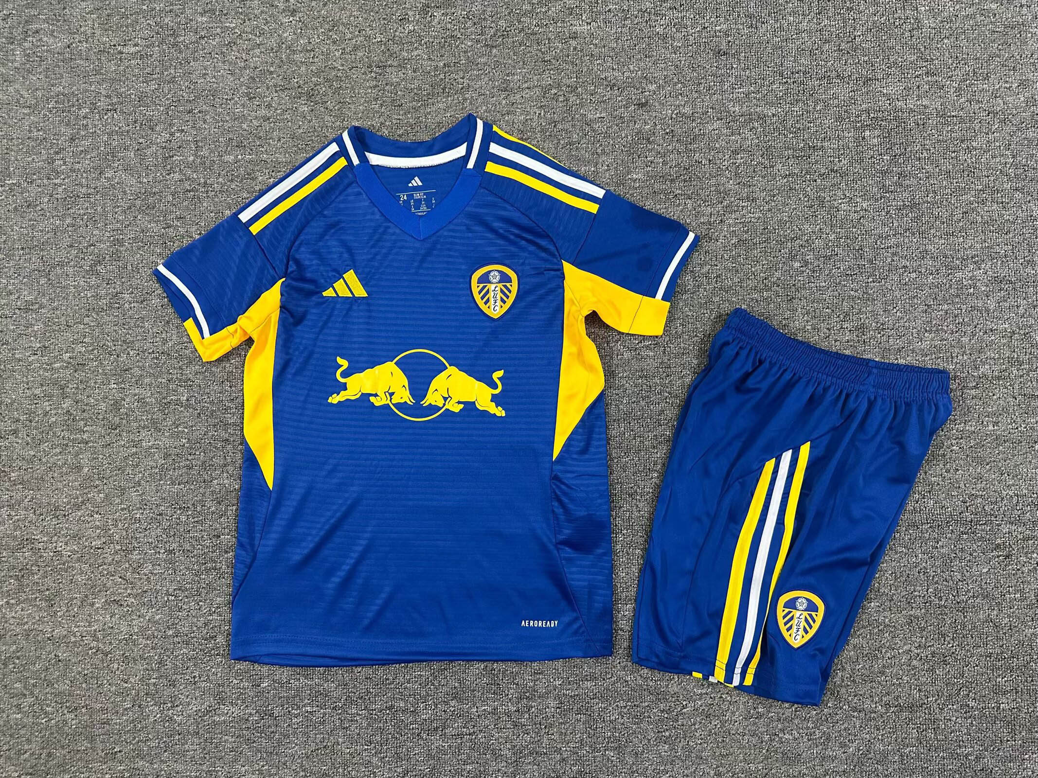 2025-2026 KIDS Leeds United Away Football Shirt 1:1 Thai Quality Maxi Kit