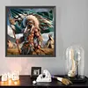 Indians nfl philadelphia eagles-Round drill diamond painting-40*40cm