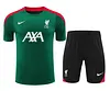 2024/2025 Liverpool Pre-match Training Green Shirt+Shorts  1:1 Thai Quality