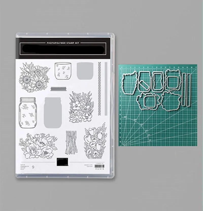 Metal Cutting Dies and Clear Stamps Stencil for Scrapbooking Album Decoration Craft Die Cut for Card Making Stamp and dies 2020 515