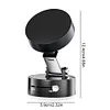 Double-Sided Car Vacuum Magnetic Suction Cup Phone Holder for Smooth Surface