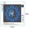 Blue Rose - Full Round Diamond Painting