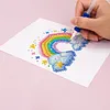 12pcs Gift 5D DIY Square Drill Diamond Painting Kits for Adults Beginners Home Decor Diamonds Paintings Gem Art 5.91x7.09in