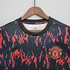 2022/2023 Manchester United Pre-Match Training Suit Black Red love fball