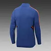 2022/2023 Manchester United Half-Pull Training Suit Blue Football Shirt 1:1 Thai Quality Set love fball