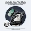 PA017 Universal Mobile Phone Cage Telescopic Adjustment Photography and Video Stand Stabilizer Double-Handed Cold Shoe Extension Cage