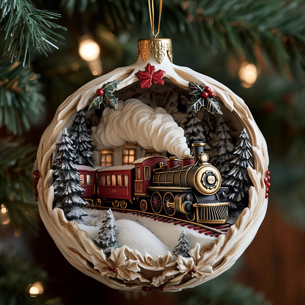 Snowy Ride CP1610037CL Christmas Ornament