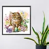 >SALE<DIY Partial Special Shaped Drill Diamond Painting Cat in The Nest 30x30cm