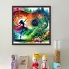 Music Notes Art-11CT Stamped Cross Stitch 40*40cm