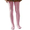 Hollow Long Tube Over The Knee Socks Knitted Pile Socks