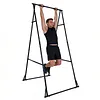 [US Local Warehouse] Foldable Free Standing Pull Up Bar Stand Power Tower Workout Station for Home Gym Strength Training Adjustable Pullup Fitness Equipment Multifunctional Exercise Rack