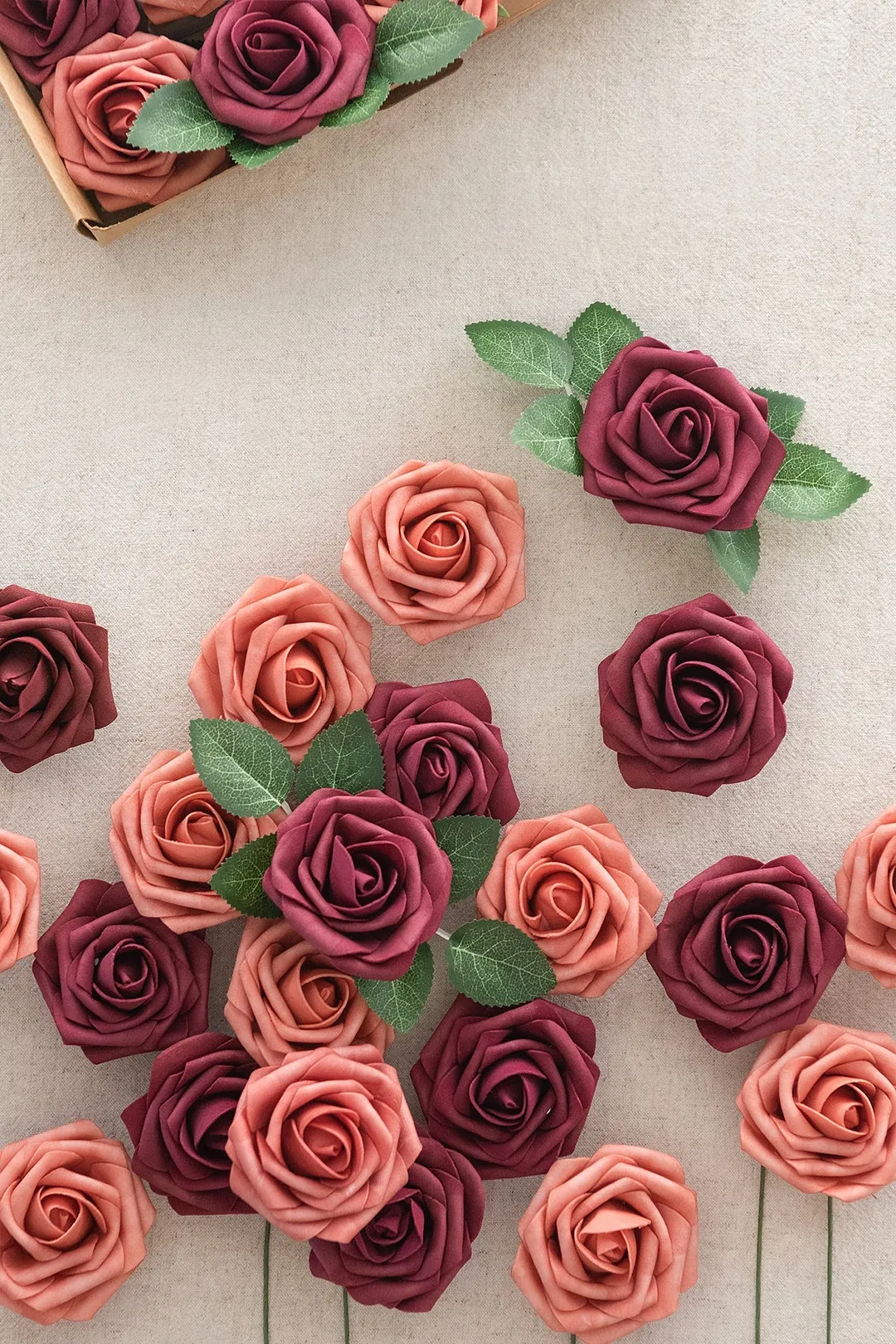 3" Foam Rose with Stem - 56 Colors
