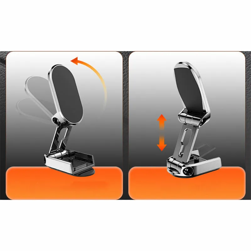 Car magnetic mobile phone navigation bracket 
