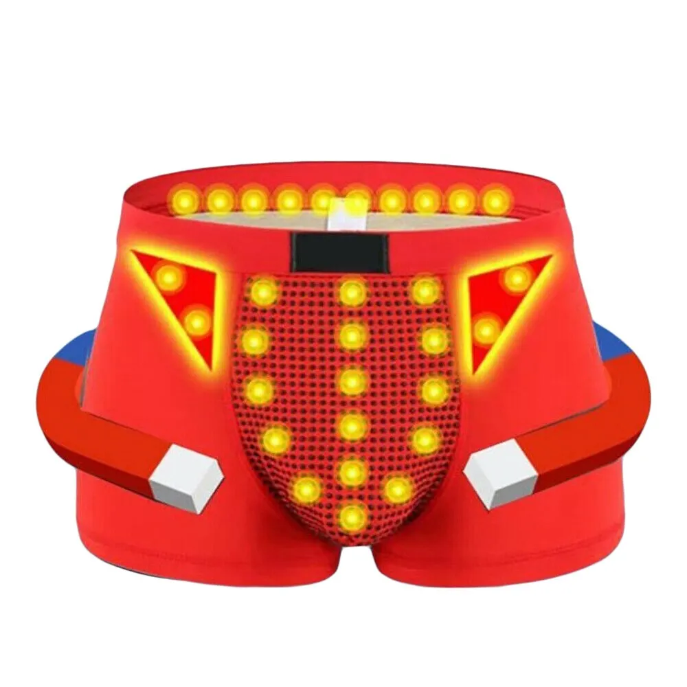 Magnetic Underwear Cozy 3 Color Home Physiological Underwear Breathable XL-3XL Enlargement Men'S Underwear Intimates