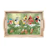 (Multistyle) En Bois No&euml;l Cardinal Bonhomme De Neige-Bricolage Vaisselle