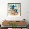 (Stamped/Counted) Beach Turtle - 11CT Cross Stitch 40*40cm/15.75*15.75in
