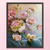 >SALE<Full Embroidery Eco-cotton Thread 11CT Printed Rose Cross Stitch Kit (ACC-871)