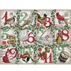 [Brand]12Th Day Of Christmas - 14CT Stamped Cross Stitch - 44*35cm - Xmas
