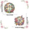 (US Local)2Pcs Special Shaped Beautiful Dragonfly Diamond Painting Hanging Decoration Craft Kit