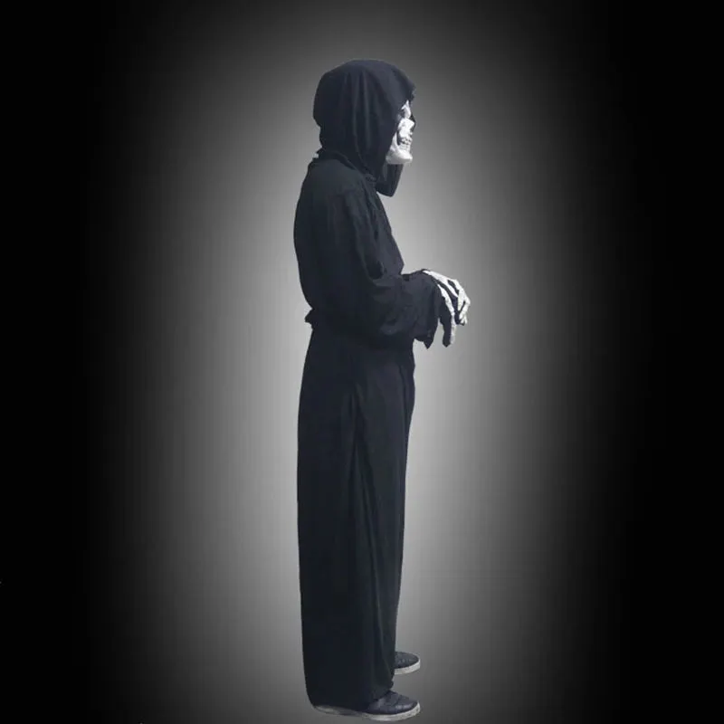 Beduvely Black Skull Robe