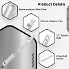 Wrench Extender Tool Bar, Extra Long 15 Inch Wrench Extension Bar with 1/2 Inch Square Hole for Maximum Leverage, Solid Steel Tool for Mechanics and DIY Enthusiasts
