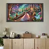 Dream Castle-Partial Special Shaped Diamond Painting 60*30CM(Big Size)