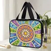 DIY Diamond Painting Portable Travel Makeup Bag Transparent PET Large Capacity Cosmetic Bag Kits