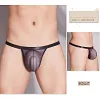 Men's high elasticity color matching breathable thong underwear