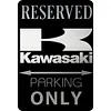 Kawasaki - Panneaux en &eacute;tain m&eacute;tallique(20*30cm/30*40cm) - Garage