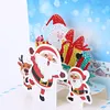 (US Local)6PCS DIY Diamond Art Greeting Cards Xmas Designs for Festivals and Celebrations
