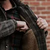 Men's Classic Plaid Insulated Wool Blend Jacket