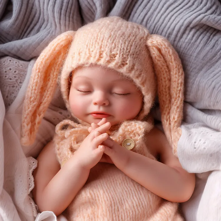 Babeside Esta 20" Realistic Silicone Quiet Baby Little Infant Girl Retaining Pacifier