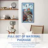 (US Local)Lighthouse-11CT Stamped Cross Stitch Kit(40x70cm)