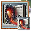 Apocalypse Book-11CT Stamped Cross Stitch 50*50cm